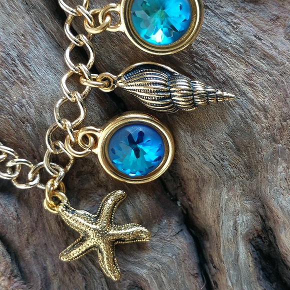 Women's Swarovski crystal seaside bracelet - Picture 2 of 7